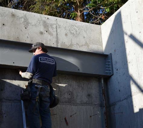 concrete wall conneted to house metal broke|attaching gates to block walls.